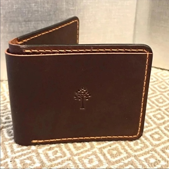 Luxury 100% Leather Mens Wallet Stitched USA